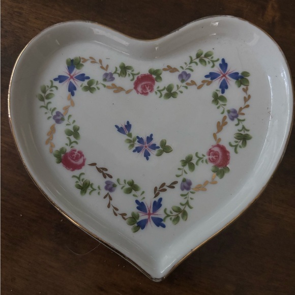 Floral Miniature Tea Set with Gold Accents - Picture 3 of 6